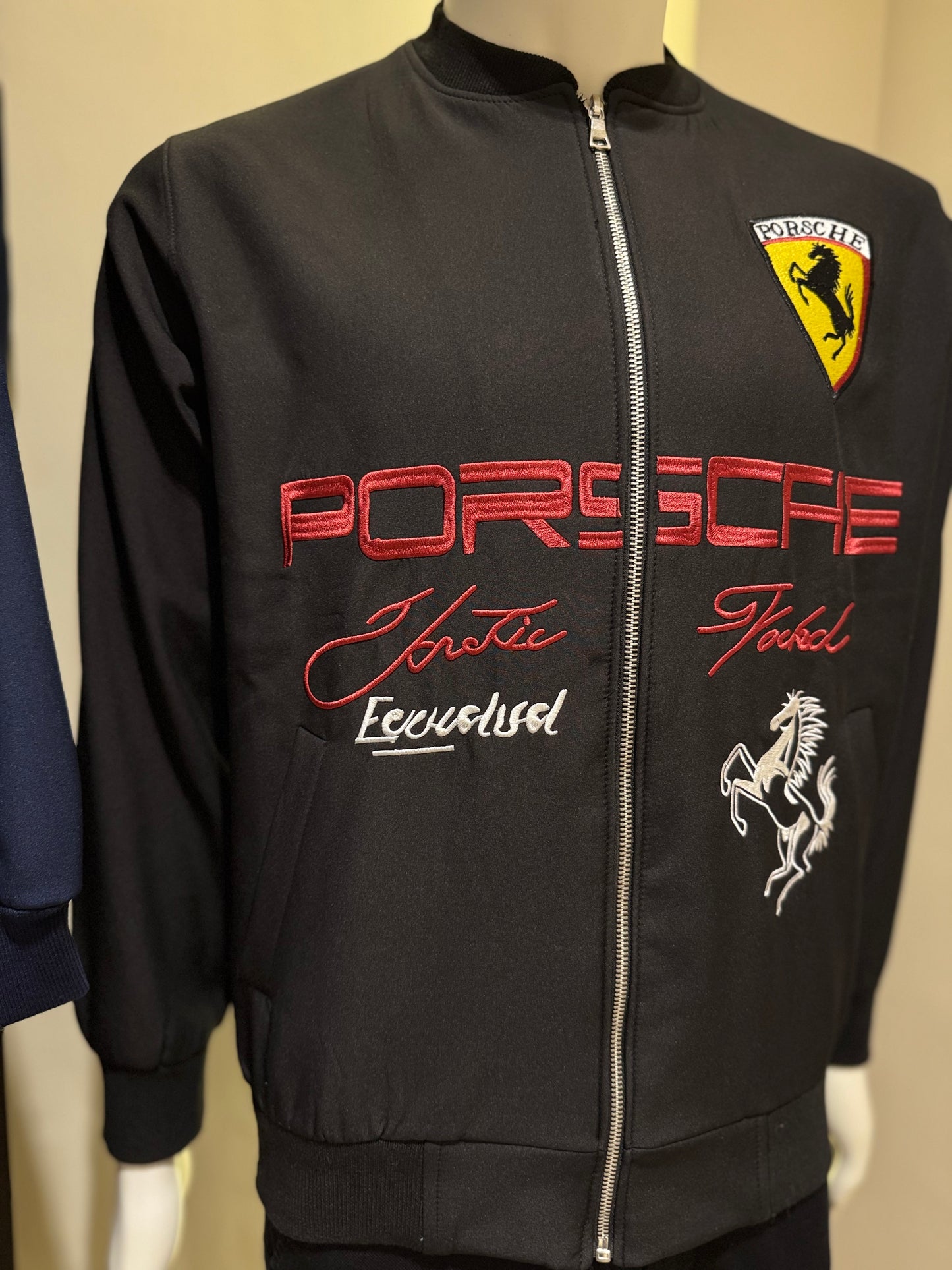 Porsche black and red Edition sweater