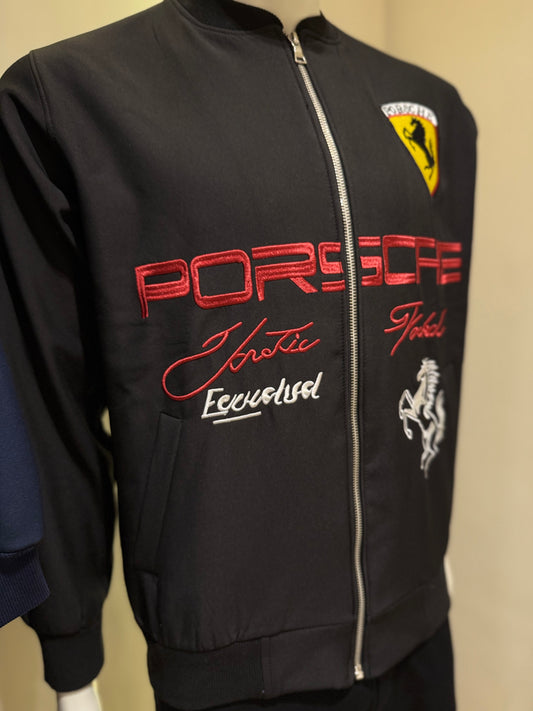 Porsche black and red Edition sweater