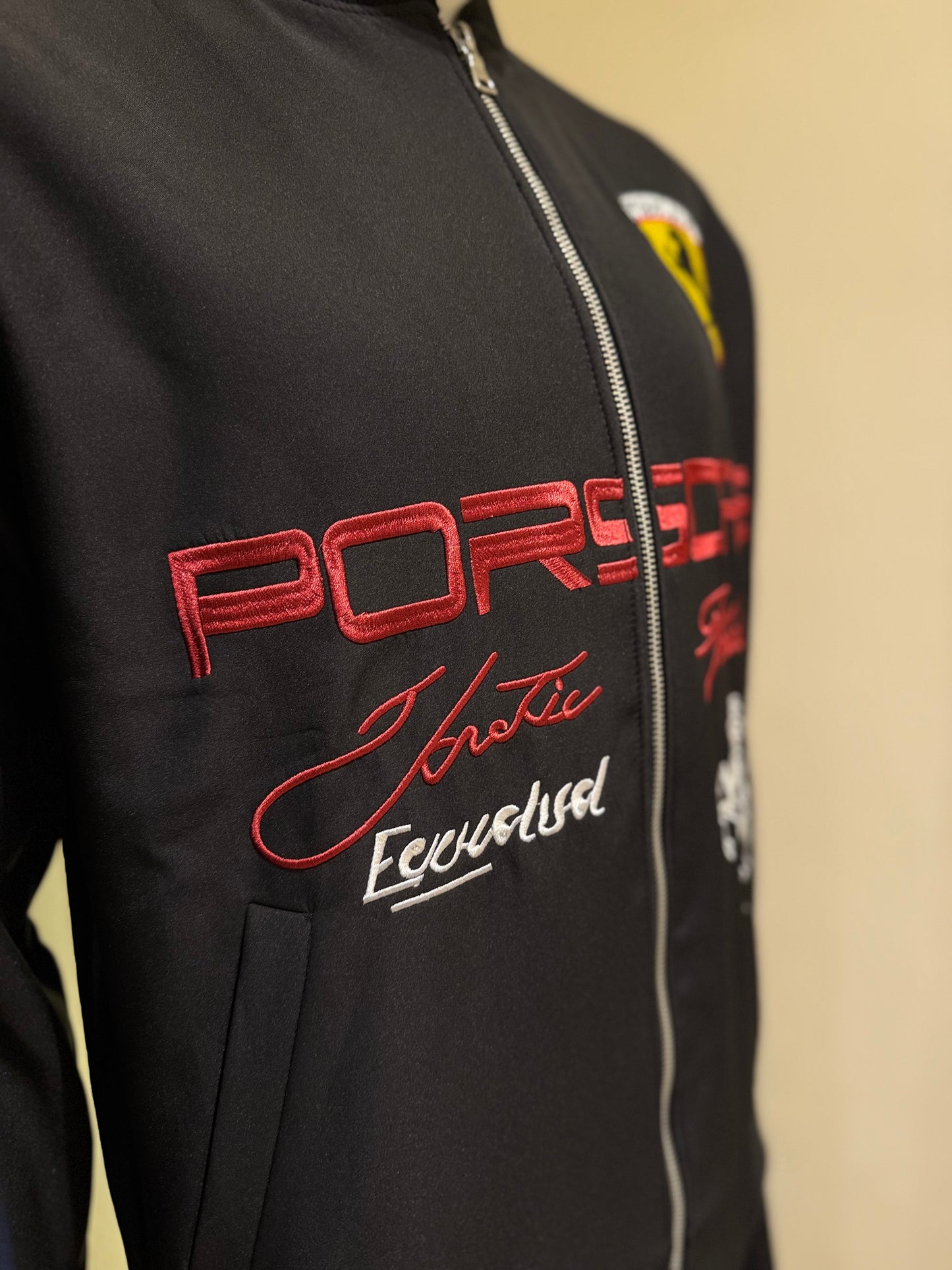 Porsche black and red Edition sweater